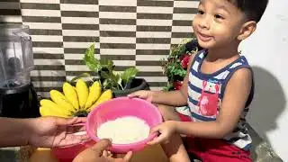 What my baby eats in a day | Easy and healthy pancake recipe | Activity time with my son &hearts;️💫
