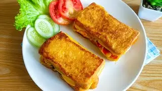 Renyah dan Lezat! Roti Telur Lipat Korea #rotitelur #rotitelurlipat #rotitelurlipatkorea