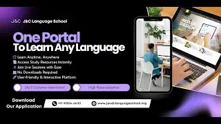 Access J&C Language School on the Web: Live Sessions & Study Resources Made Easy