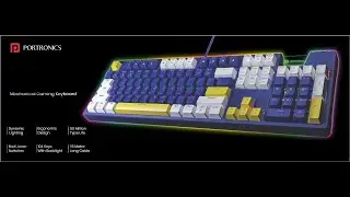 Portronics K1& K2 ⌨️Mechanical Gaming Keyboards With RGB Lighting⌨️