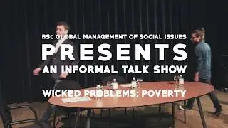 Talk show 'Poverty' - BSc Global Management of Social Issues - Tilburg University