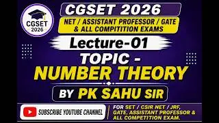 Number Theory in Modern Algebra/#mpset #csirnet #assistantprofessormaths #netmaths #cgsetexam2024