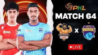 PKL 12 LIVE | Match 64: Gujarat Giants vs Bengal Warriorz | Pro Kabaddi League 12 Watchalong