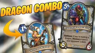 NEW DRAGON COMBO PRIEST! | Combo Priest | Galakrond's Awakening | Wild Hearthstone