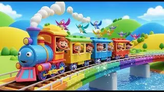 Train Ride Through Learning Land Song for Kids | Fun Vehicle & Nursery Rhymes for Toddlers 🚂🎶