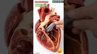 Human Heart Animation | Cardiac Anatomy | Heart AI Art | 74
