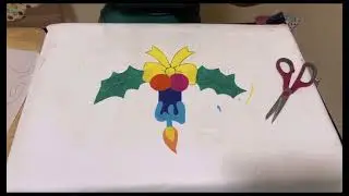 Pano de prato vela de natal/22