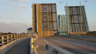 Belleair Beach, Florida Causeway Draw Bridge Raising