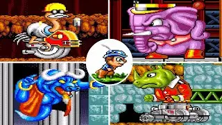 Game n&deg;147 - Squirrel King ( Chip'n Dale ) ( Megadrive ) All bosses