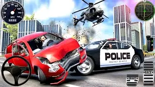 Police Car Chase Simulator 3D Game - Real Cop Cars Driving Simulator 2025 - Android GamePlay