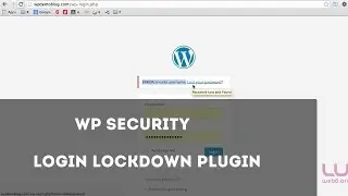WordPress Security Plugin - Login Lockdown