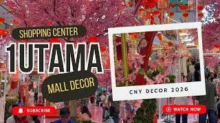 1 Utama shopping Mall Transforms for Chinese New Year 🧧✨Bandar Utama Malaysia #cny2026 #malldecor 
