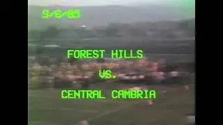 1985 Football Central Cambria at Forest Hills
