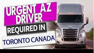 URGENT AZ DRIVER REQUIRED IN CANADA| Driver Jobs in Toronto Canada #Torontojobs #jobsinToronto