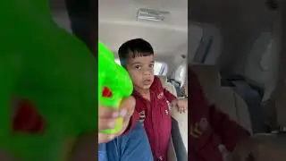 Golden Princess 👸 & Molu Playing With Gun 😎😎