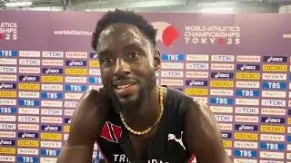 Jereem Richards Reacts To Barely Sneaking Into 400m Final At 2025 Tokyo World Championships