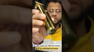 vgr v947 trimmer live performance.best for beard outline .