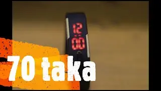 komtakay LED Black Watch only 70 taka