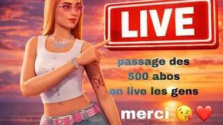 Petite redif du passage des 500 abonnées! Merci!! #fortnite #viral 
