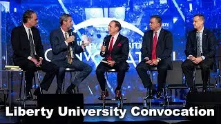 Corey R. Lewandowski, David Bossie and Steve Strang - Liberty University Convocation