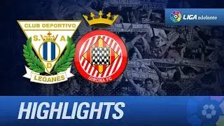 Resumen de CD Leganés (1-2) Girona FC - HD