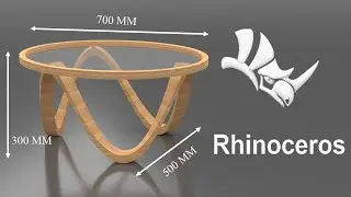 Rhino Tutorial | Furniture Design - Organic Wave Table