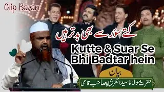 Kutte Aur Suar Se Bhi Badtar hein |Hazrath Maulana Syed Anzar Shah Saheb Qasmi M.A DB