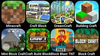 Minecraft,Craft Block,DreamCraft,Building Craft,Mini Block Craft,Craft Build Block,Block Blast TNT