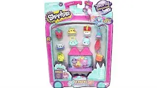 Shopkins World Vacation Season 8 Boarding to Europe 12 Pack Unboxing Toy Review