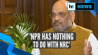 Govt announces population register: Amit Shah explains NPR, NRC difference