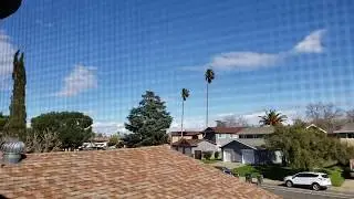 Mostly Sunny and Breezy NW Winds 4:02pm March 12, 2019