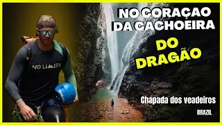 No CORAÇÃO da cachoeira do DRAGÃO - CHAPADA DOS VEADEIROS