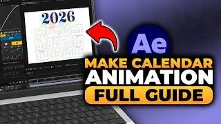 How To Make Calendar Animation After Effects (𝟮𝟬𝟮𝟲) | 100% WORKS | NO Yapping, To The Point & EASY