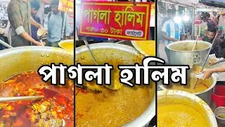 ঢাকার বিখ্যাত পাগলা হালিম | Famous pagla halim  #foodvlog #travelvlog