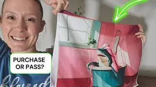 Shark Waffle Bath Towel 🦈 Soft Absorbent Tea & Hand Towels Review | Cute Kitchen & Bathroom Towels