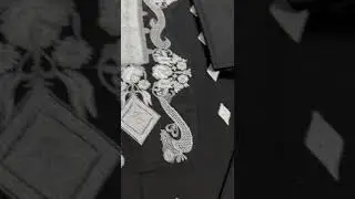#shorts Black Lawn Dress Design | Pakistani Lawn 2023 | @PakStyleOfficial #shortfeed #ytshortsvideo