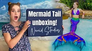 New Mermaid Tail Unboxing and Try On! Nereid Studios