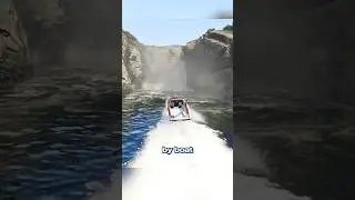 Пересечение карты GTA 5 на лодке #gta #gta5 #gaming