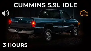 Cummins 5.9L (360 cu in) Diesel Idle | Dodge Ram 2500 | Deep ASMR