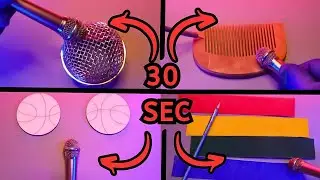 ASMR for ADHD - Changing Triggers Every 30 Sec - No Talking