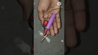 How to make a Soldering iron using lithium battery and pencil || #shortsvideo #youtubeshorts #viral