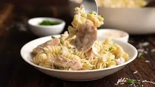 Garlic Parmesan Chicken Pasta Recipe