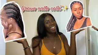 FAIRE DES NATTES COLLÉES SOI-MÊME //Avec des mèches