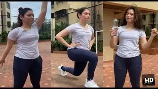 Tamanna bhatia fitness workout latest video || Body fitness 2021
