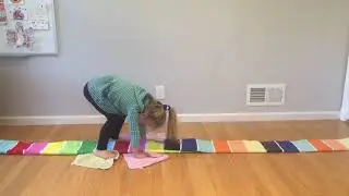 Gross motor activities preschooler pediatric physical therapy telehealth (bear skiing)