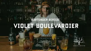 Ghostwood&rsquo;s Violet Boulevardier &ndash; A Unique Bourbon Cocktail with a Floral Twist!