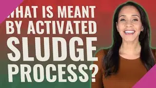 What is meant by activated sludge process?