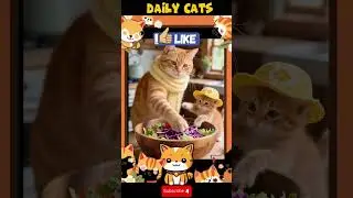 Cats Harvest Vegetables in Their Own Garden 🐱🥕🌱 #FunnyCats #CuteKittens #CatVideos #AdorableCats