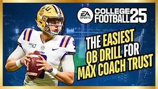The EASIEST QB DRILL For Coach Trust | College Football 25