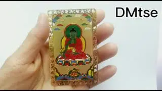 DMtse Feng Shui Medicine Buddha Health Talisman Card